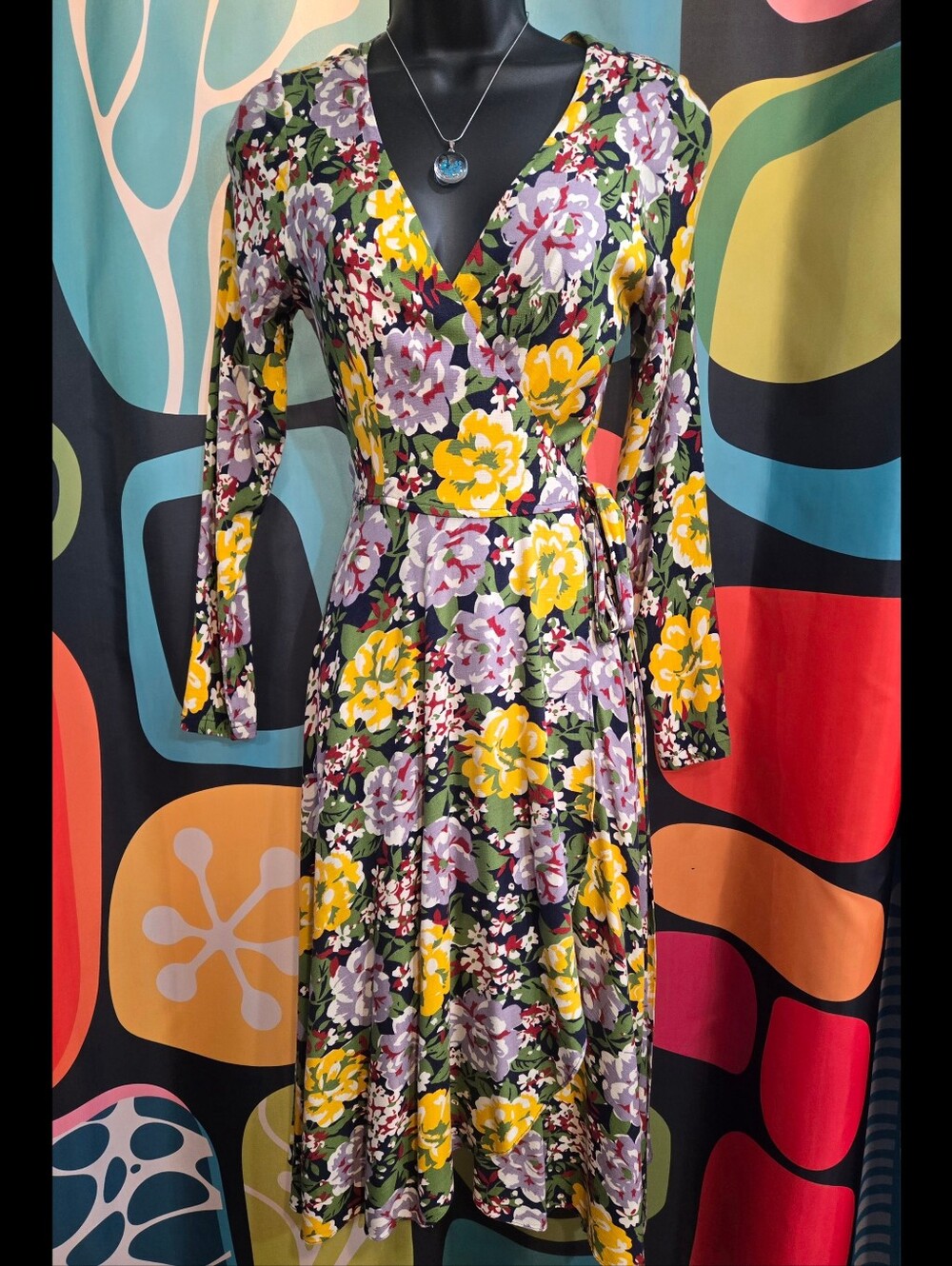 Trasy Diva Victoty Floral Wrap Dress